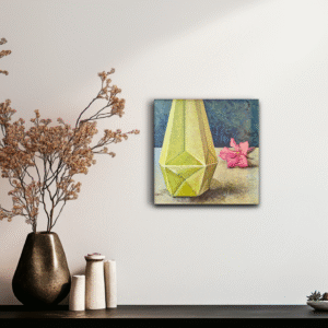 "Vase mit Blume"