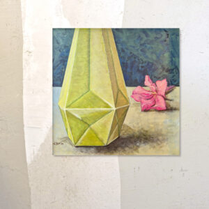 "Vase mit Blume"